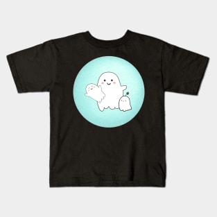 Cute Ghostie Family Kids T-Shirt